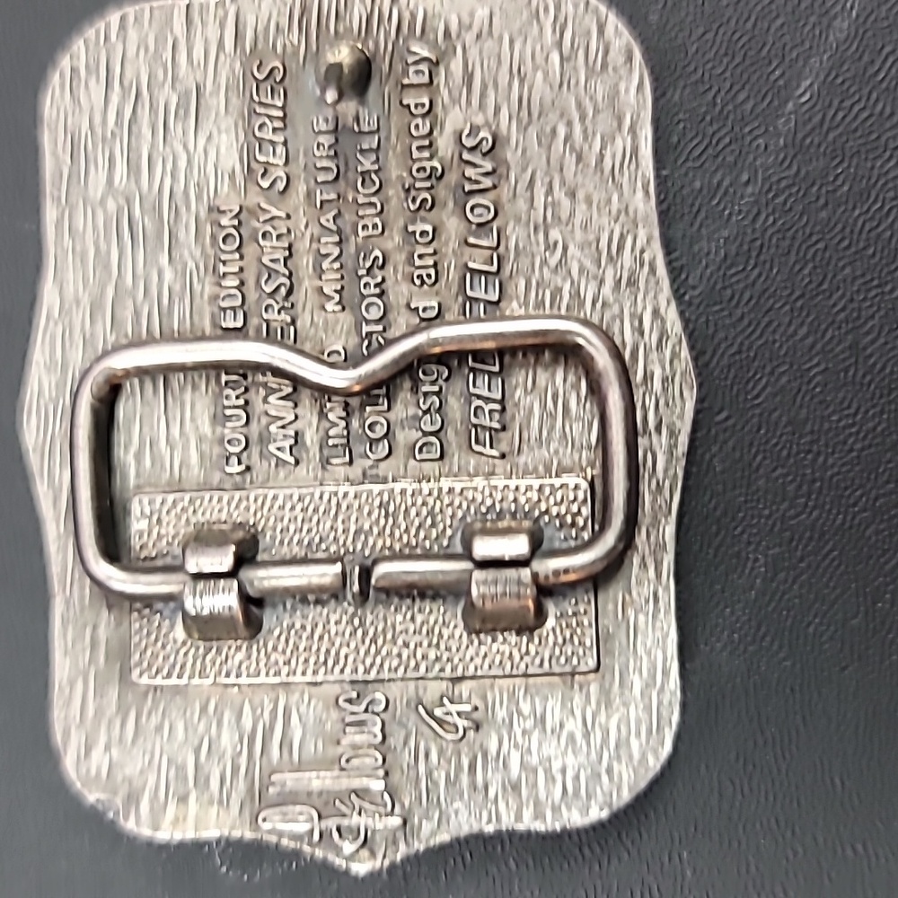 Hesston Rodeo 1986 Belt Buckle - Picture 3 of 3
